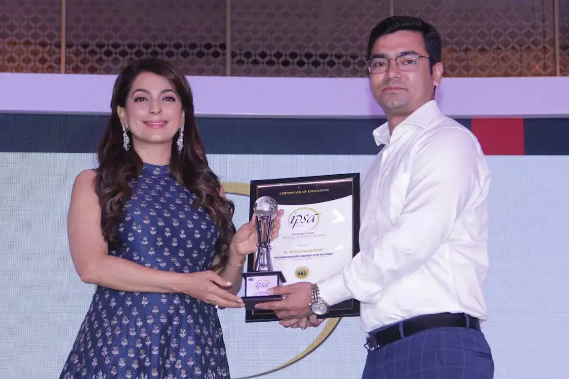 Dr. Madhu Sudan Received the Certificate of Excellence by Juhi chawla